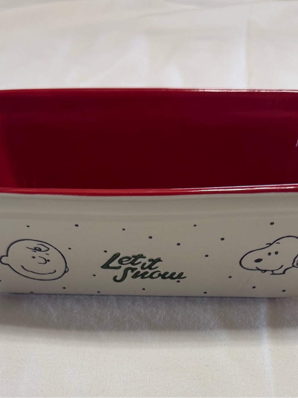 Peanuts Ceramic Loaf/Serving Dish